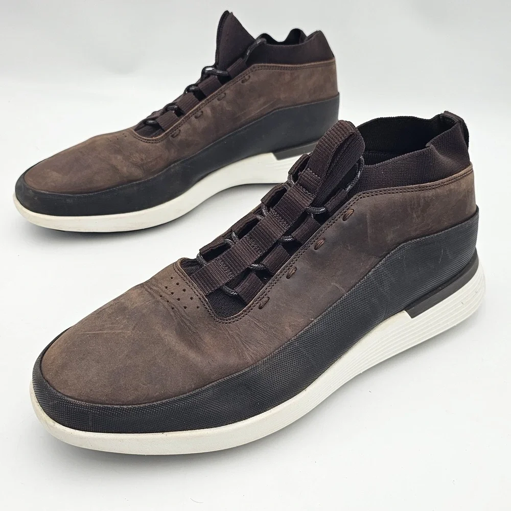 Wolf & Shepherd Crossover Mid WTZ  Brown Lace Up Tie Shoes Mens Size 11.5